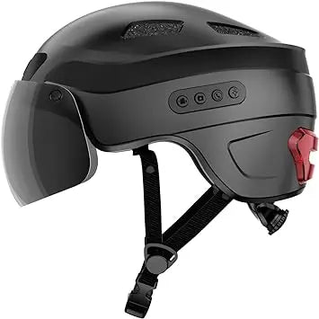 Nouveau casque vélo visière -  Connecté | Kit Mains Libres - Caméra HD + 1 visière transparente offerte le 12/03/24 okem