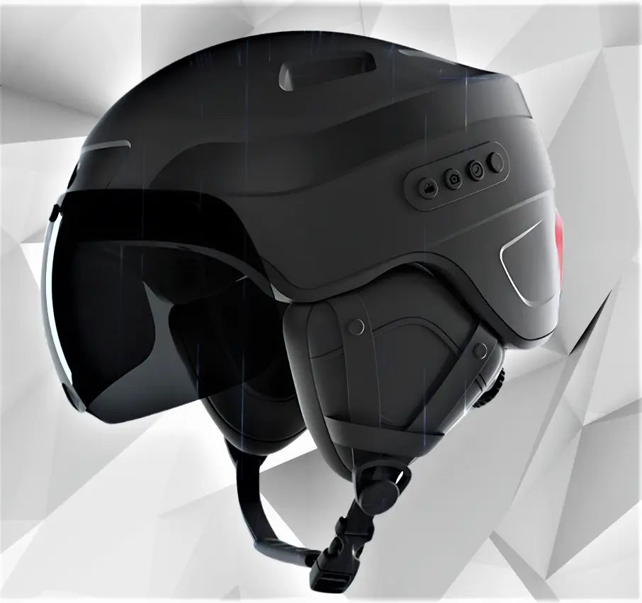 Nouveau casque vélo visière -  Connecté | Kit Mains Libres - Caméra HD + 1 visière transparente offerte le 20/03/24. okem